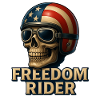 Freedom Rider Skull Art