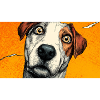 Surprised Pup Pop Portrait
