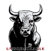 Unbreakable Bull Portrait