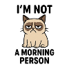Moody Cat Minimal Meme