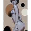 Retro Pinup Circle Print