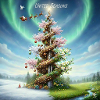 United Seasons Christmas Spiral Tree