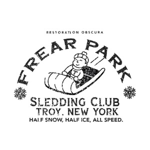 RO Frear Park Sledding Club Distressed Dark