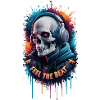 Skull Beats Neon Splash
