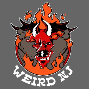 Wicked Jersey Devil with Flames & Tombstones