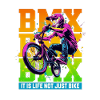 Neon BMX Rider Splash