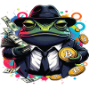 Bitcoin Frog Streetwear Art
