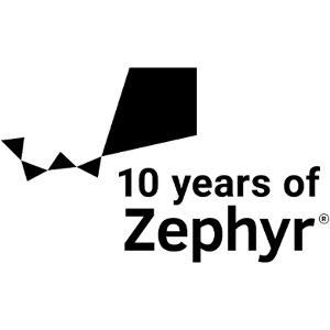 Zephyr 10th Anniversary Stacked Black