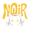 Noir Cat Glow Logo