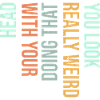 Vertical Gradient Word Art