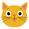 Sunny Whiskers Cat Face