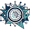 Circuit Starburst Emblem