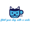Blue Cat Morning Smile