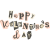 Valentine's Day Collage Letter Print
