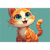 Happy Orange Tabby Kitten