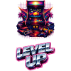 Neon Level Up Arcade