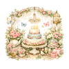 Pastel Garden Cake Celebration