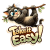 Take It Easy Sloth Graphic