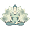 Lotus Calm Meditation Silhouette