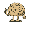 Angry Brain Pointing Finger