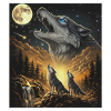 Moon Moonlight Howl Wolves Night