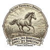 Rustic Horse Homestead Emblem