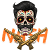 Sugar Skull Gunslinger Tee
