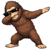 Dabbing Bigfoot