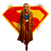 Supergirl Movie Kara In Front Of Supergirl Emblem