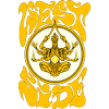 Weed Yogi in Golden Mandala