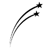 Twin Shooting Star Meteor Arc