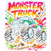 Monster Truck Neon Splash