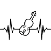 Violin ECG Heartline