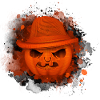 Noir Pumpkin Hat