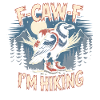 F-Caw-F I'm Hiking Crow
