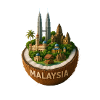 Malaysia Coconut Cityscape