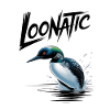 Loonatic Splash Loon Illustration