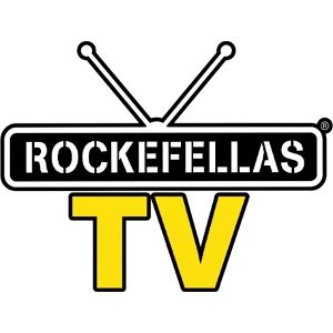 Rockefellas TV Outlined Logo Tee