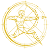 Geometric Vitruvian Circle