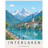 Interlaken Alpine Lakescape