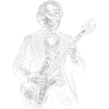Andrew Johnson Guitarist Portrait 