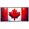 Pixel Maple Flag