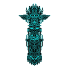 Neon Circuit Totem