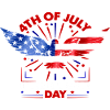 Star-Spangled Winged Eagle