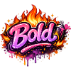 Bold Graffiti Fire Art