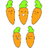 Cute carrot face