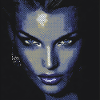 Midnight Halftone Femme Fatale
