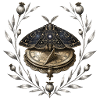 Celestial Moth Clockwork