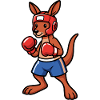 boxing kangaroo Australia