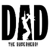Dad Superhero Silhouette